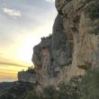 Sector en proceso de equipamiento - Se puede observar un compa�ero de rojo en el pie de via para tomar referencias de la magnitud de la pared.